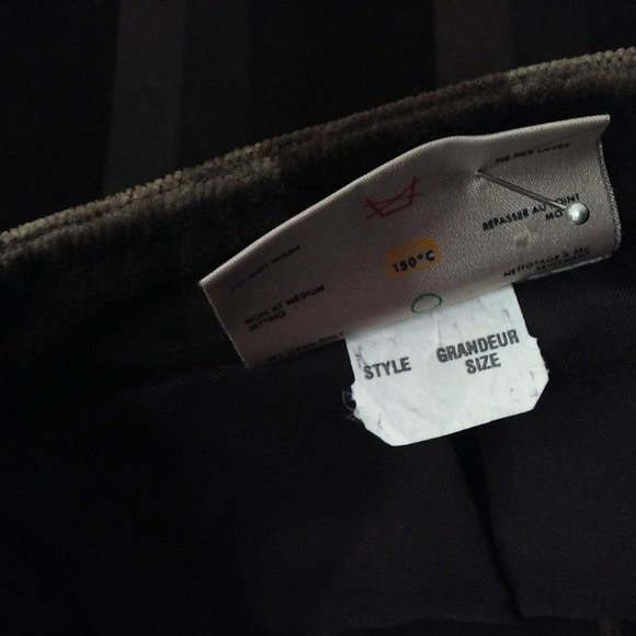 Vintage 70s-80s TanJay Velvet Jacket Steampunk Rocker Striped Ladies M(10) Brown - Picture 9 of 11